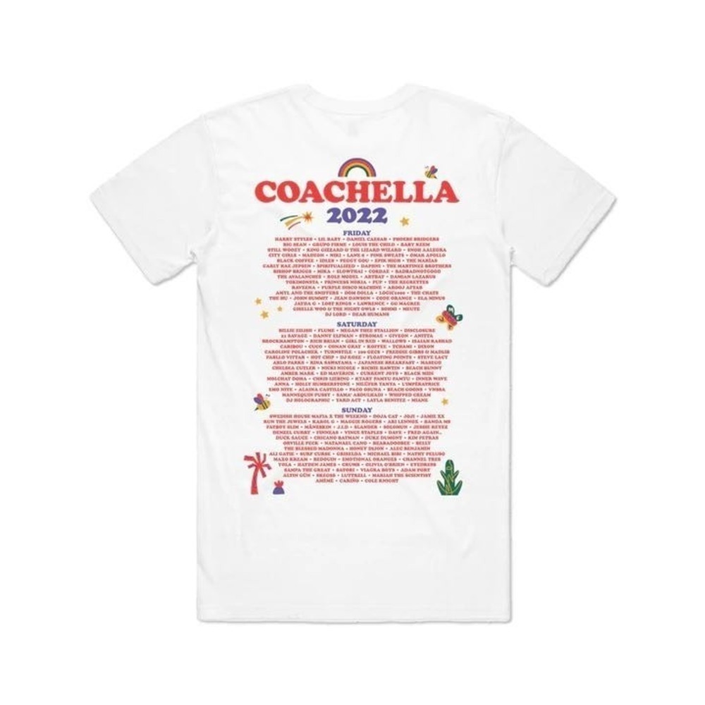 Coachella Livestream Lineup Tshirt Coachella Retro Classic Unisex Tshirt